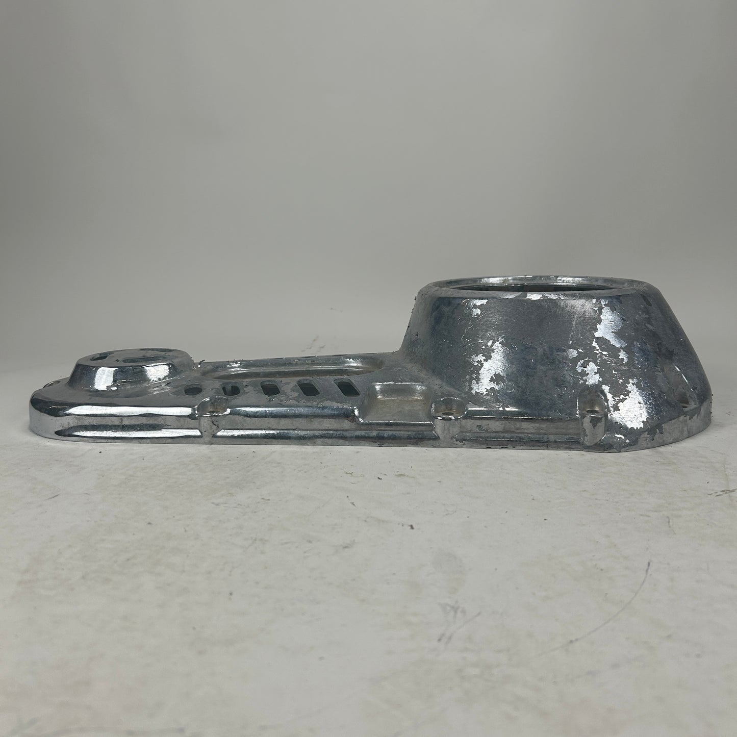 Old Chrome Slotted Shovelhead Primary Cover