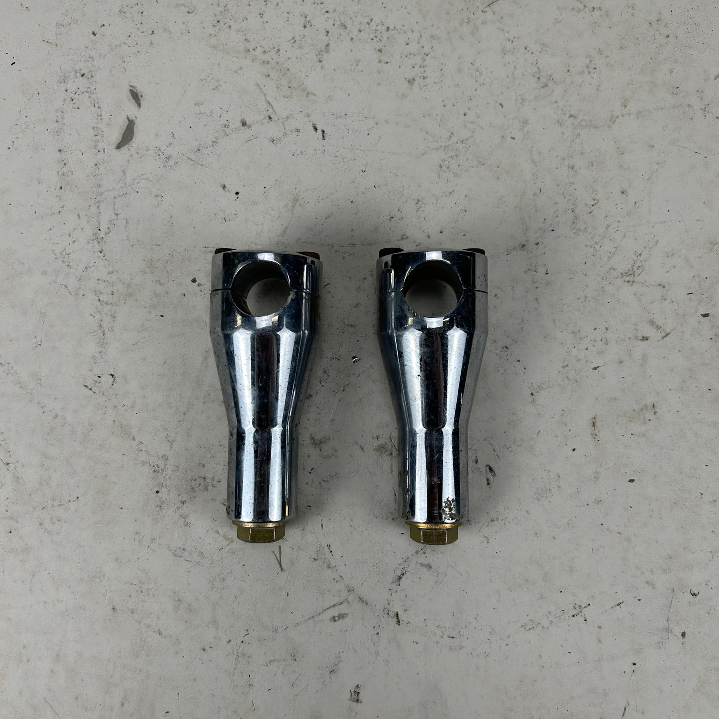4" Chrome Chopper Risers