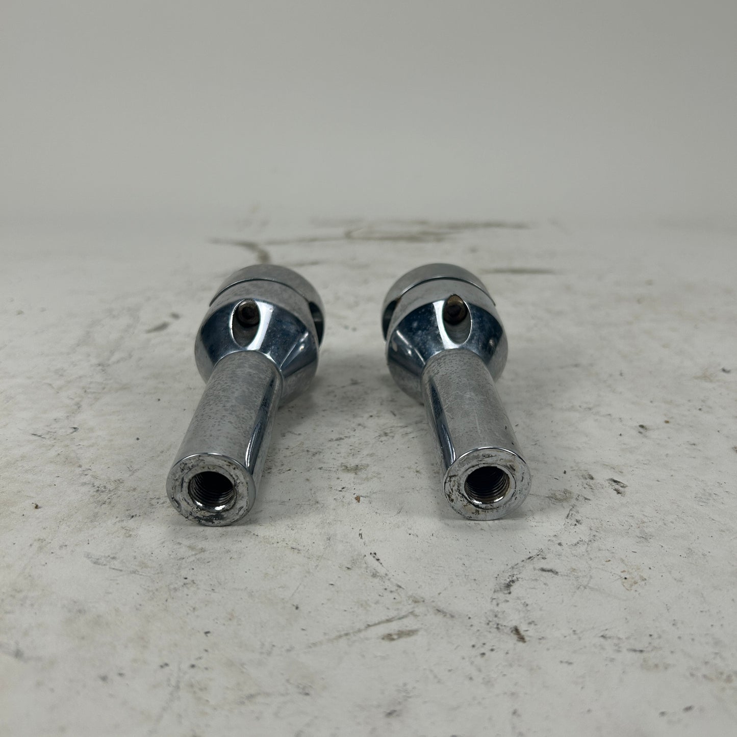 4" Smooth Top Chrome Risers