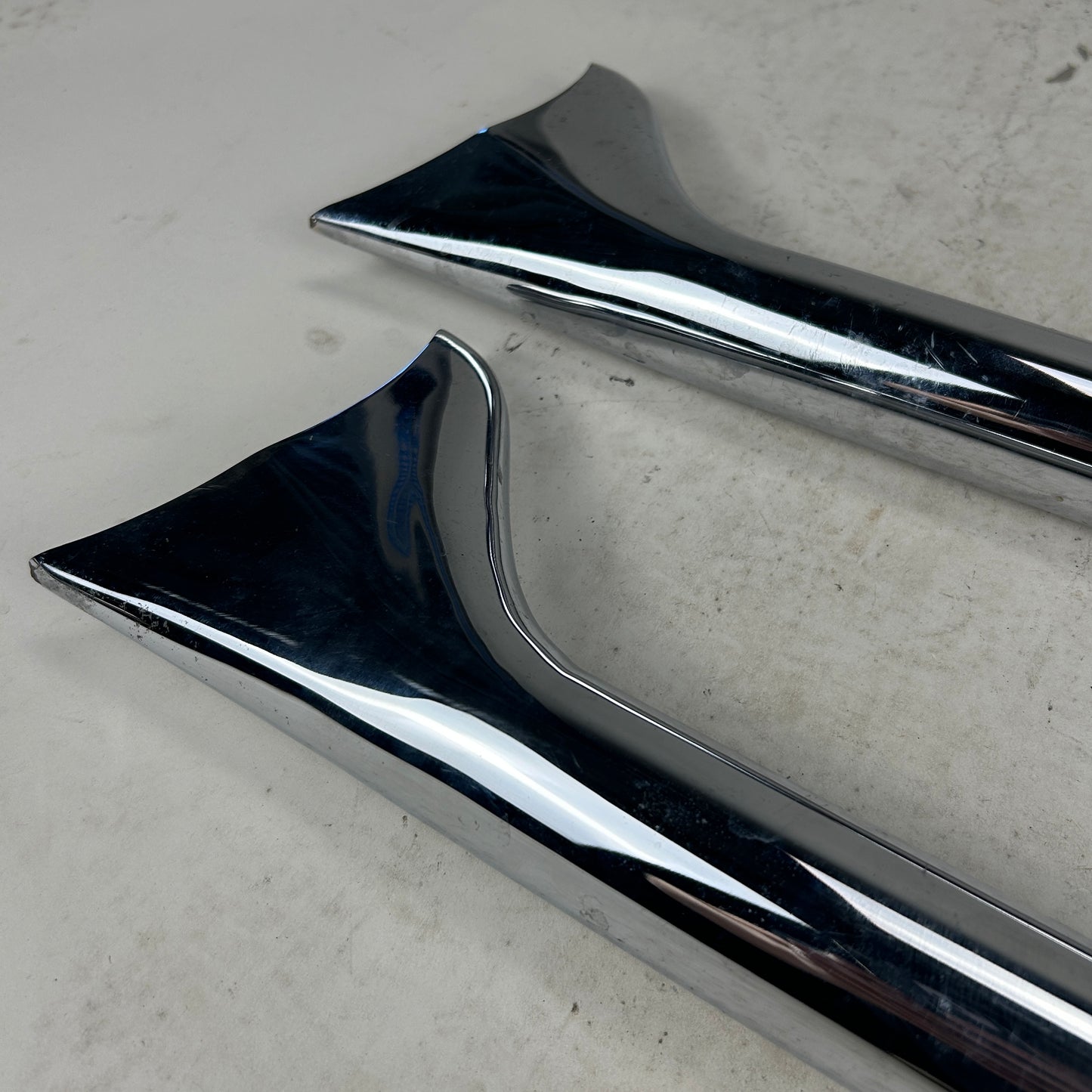 Shovelhead Upswept Fishtail Exhaust
