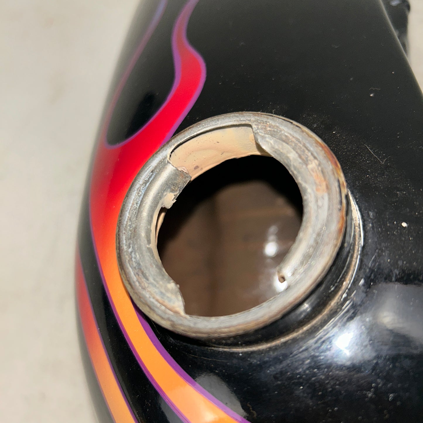 3.5 Gallon Shovelhead Split Tanks w/ Flames