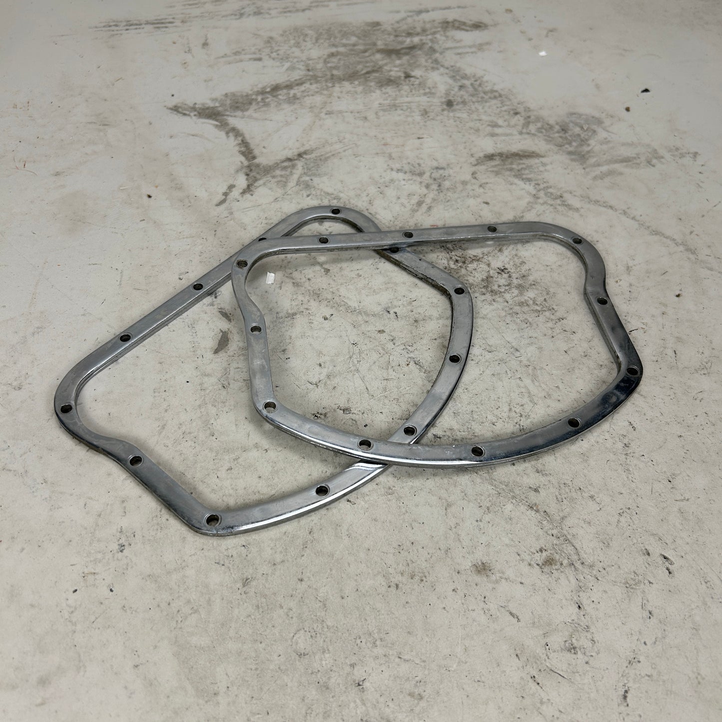 Panhead Dual-Ply D Rings - Chrome