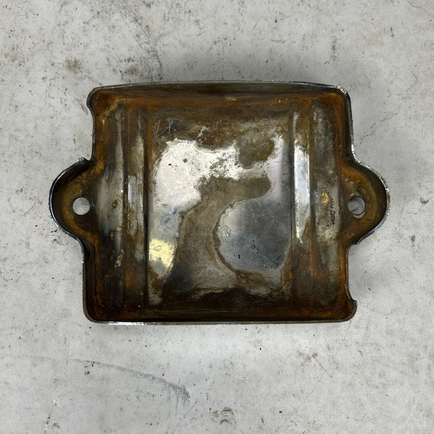Chrome Battery Top Tray Cover