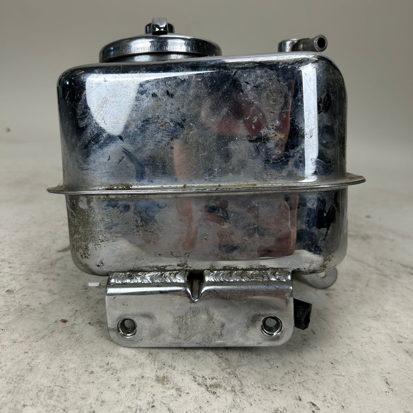 Chrome OEM Shovelhead Oil Tank