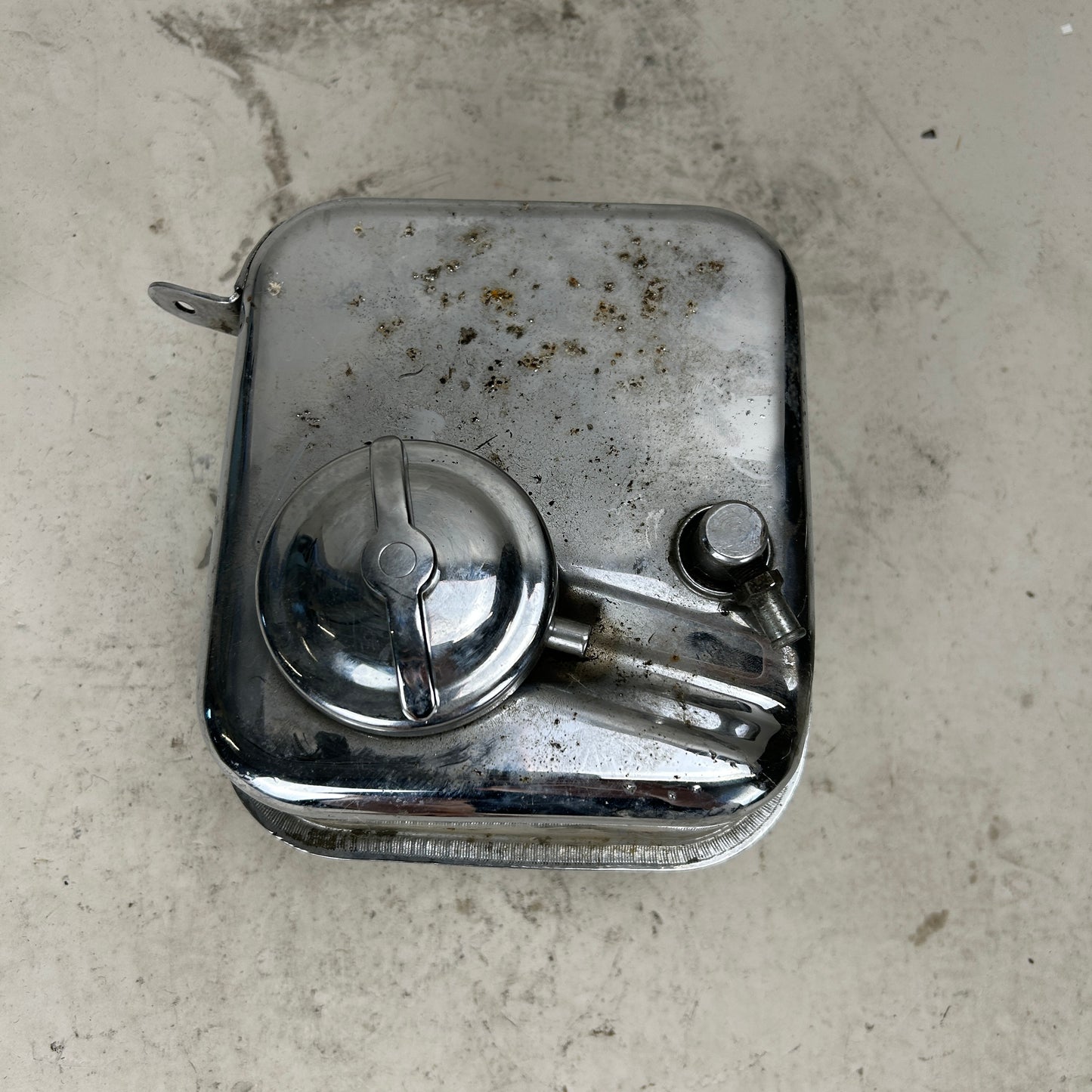 Chrome OEM Shovelhead Oil Tank