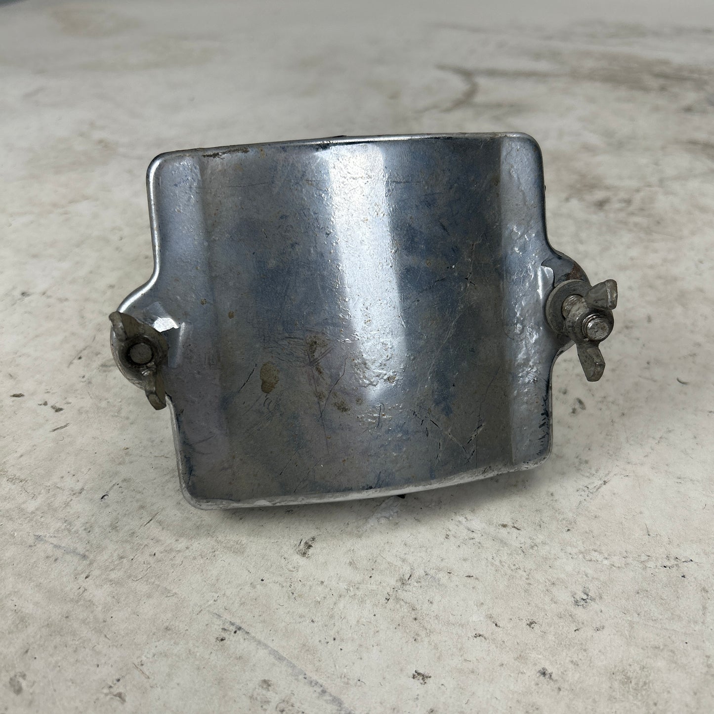 Chrome Battery Top Tray Cover w/ Hardware