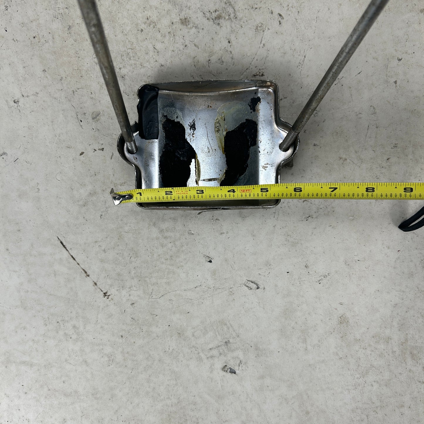 Chrome Battery Top Tray Cover w/ Hardware