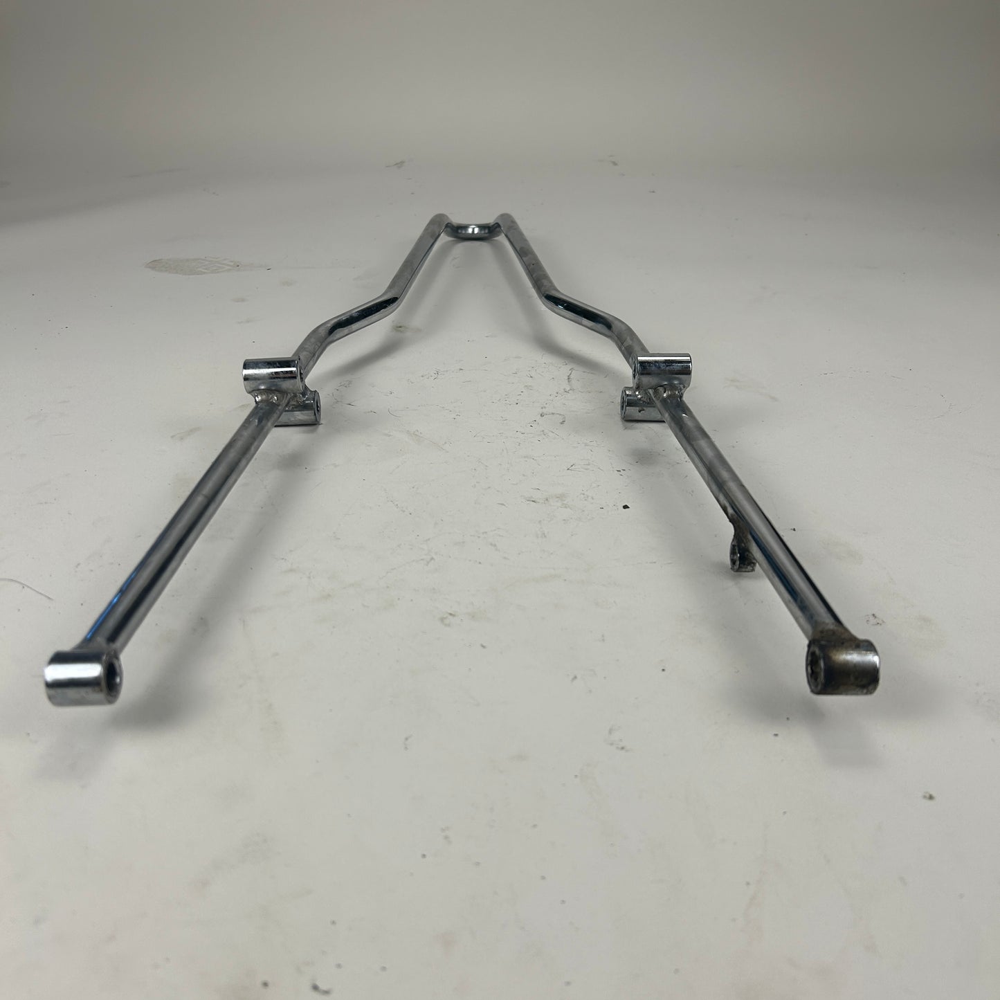 18" Chrome Top Bend Sissy Bar