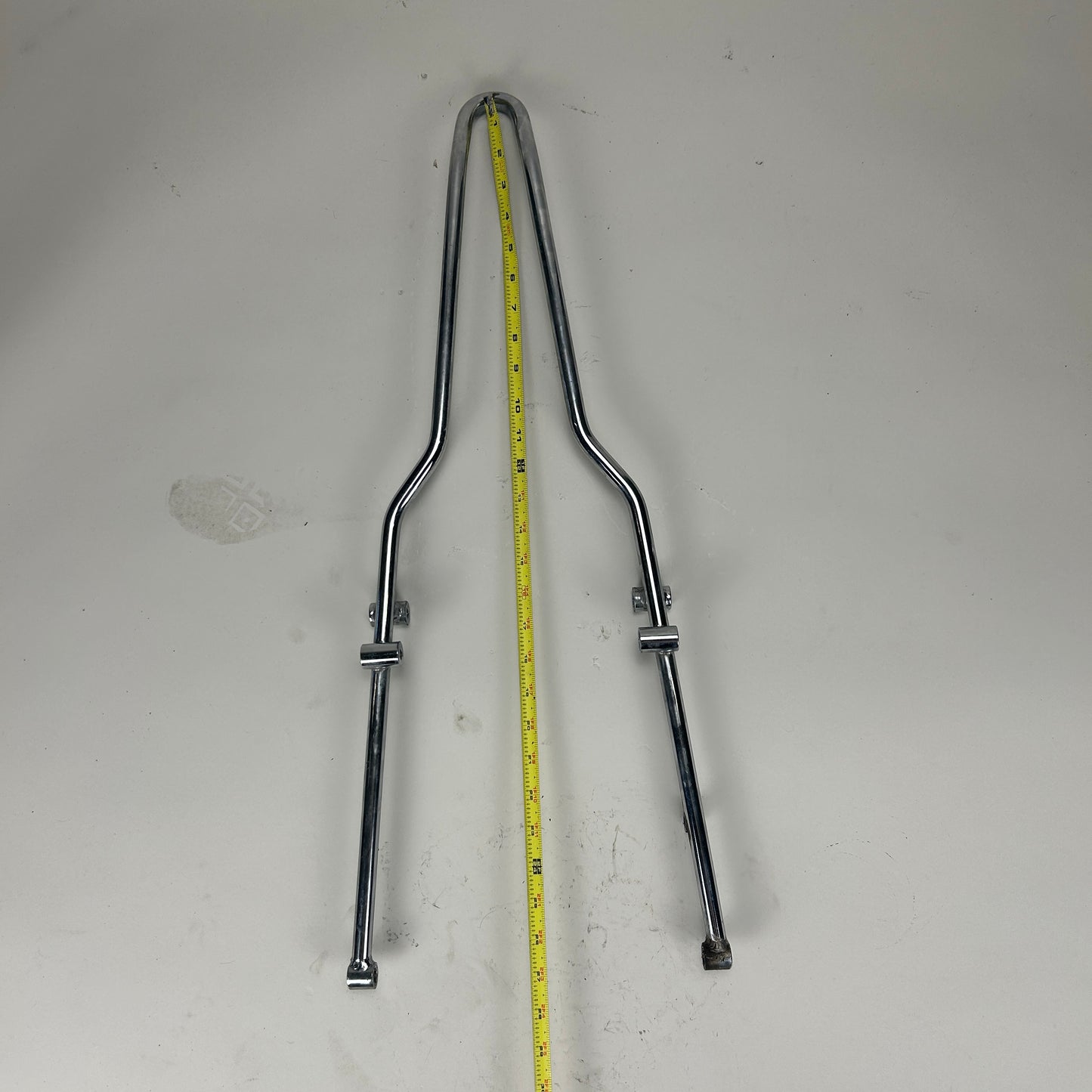 18" Chrome Top Bend Sissy Bar