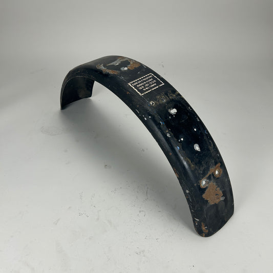 5" Black Chopper Trailer Rear Fender