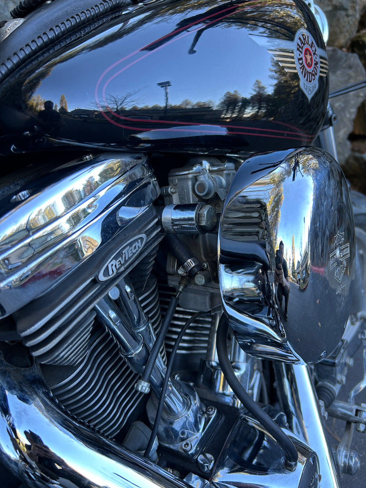1986 Harley Davidson Softail w/ Revtech 110" & Original Engine