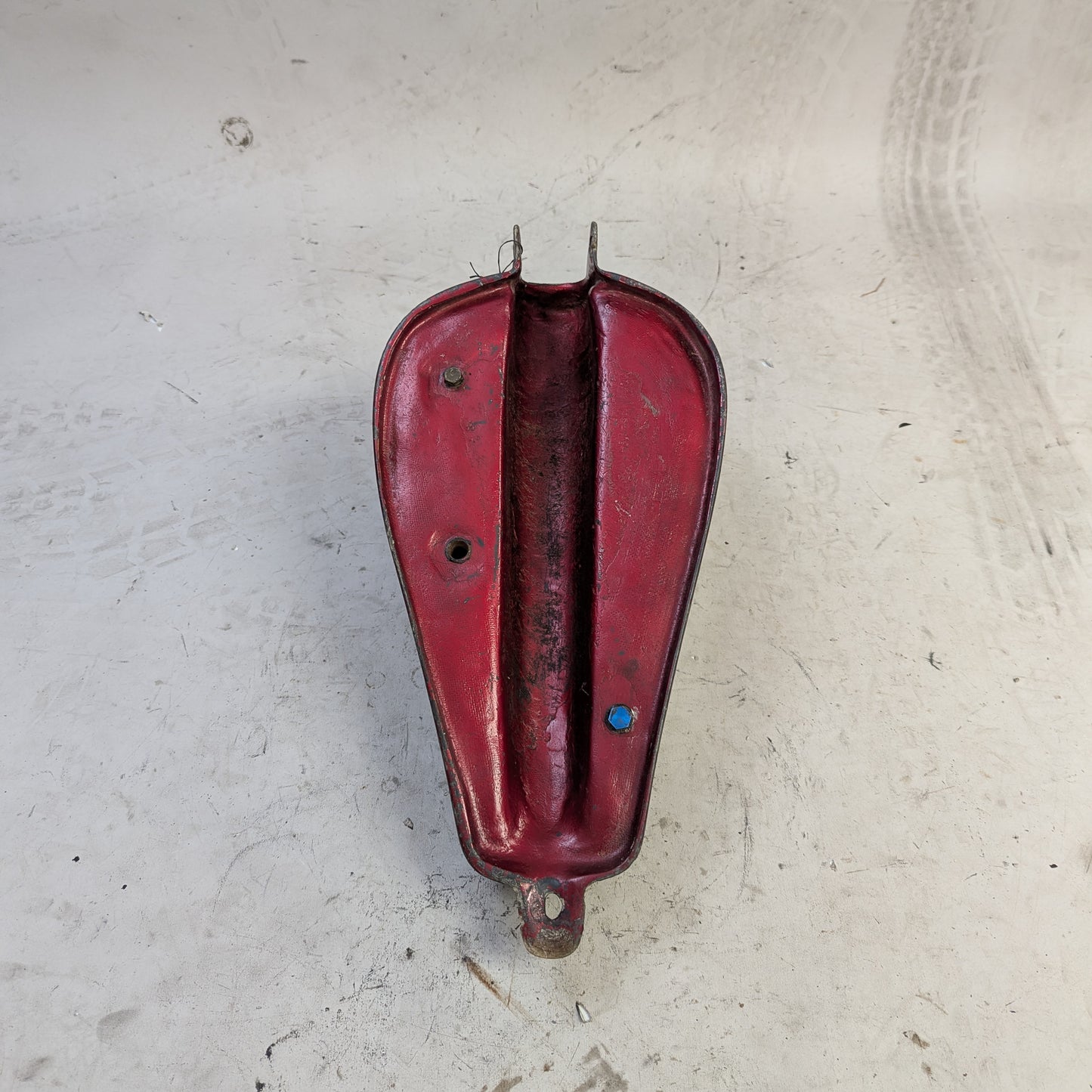 Vintage Fiberglass Sporty Gas Tank