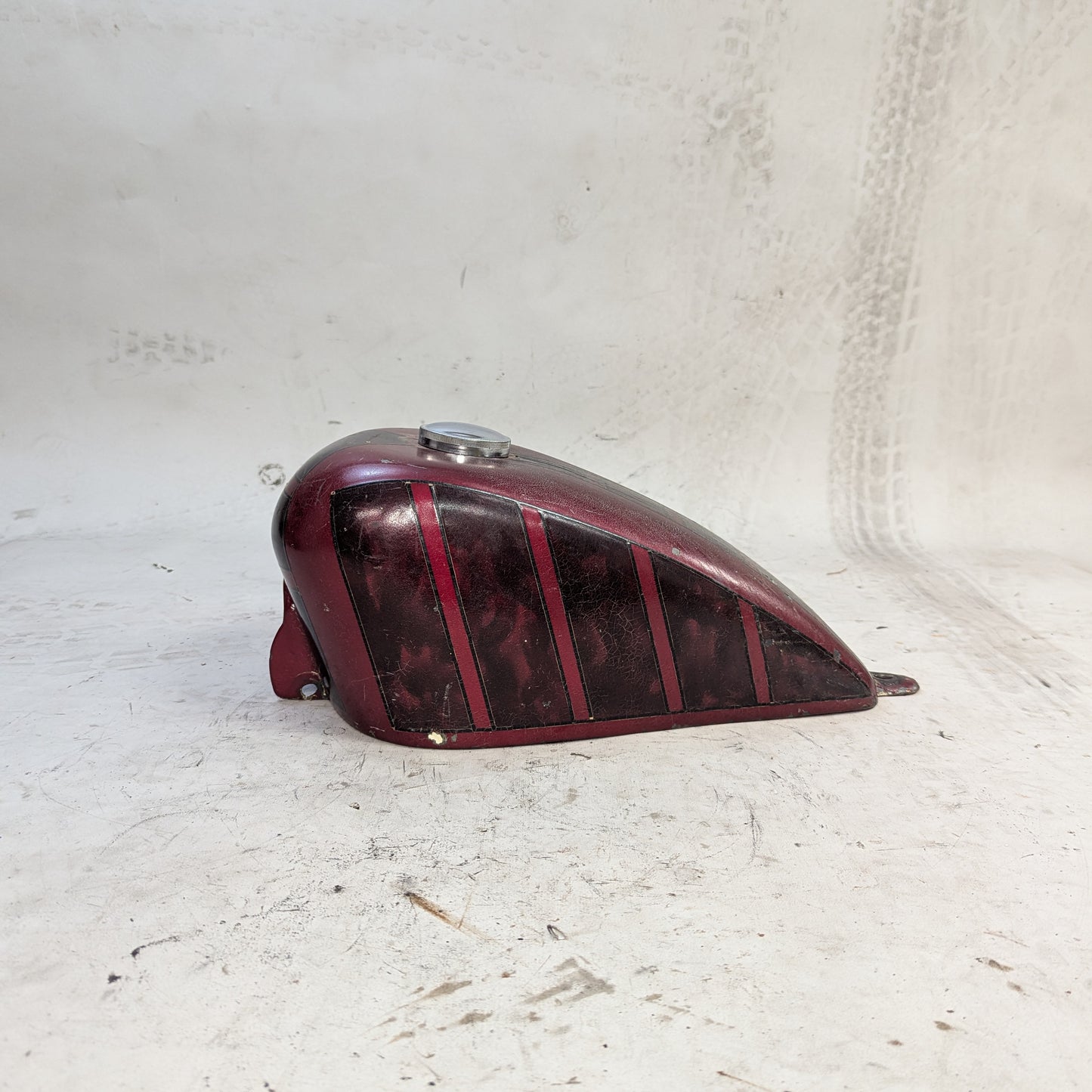 Vintage Fiberglass Sporty Gas Tank