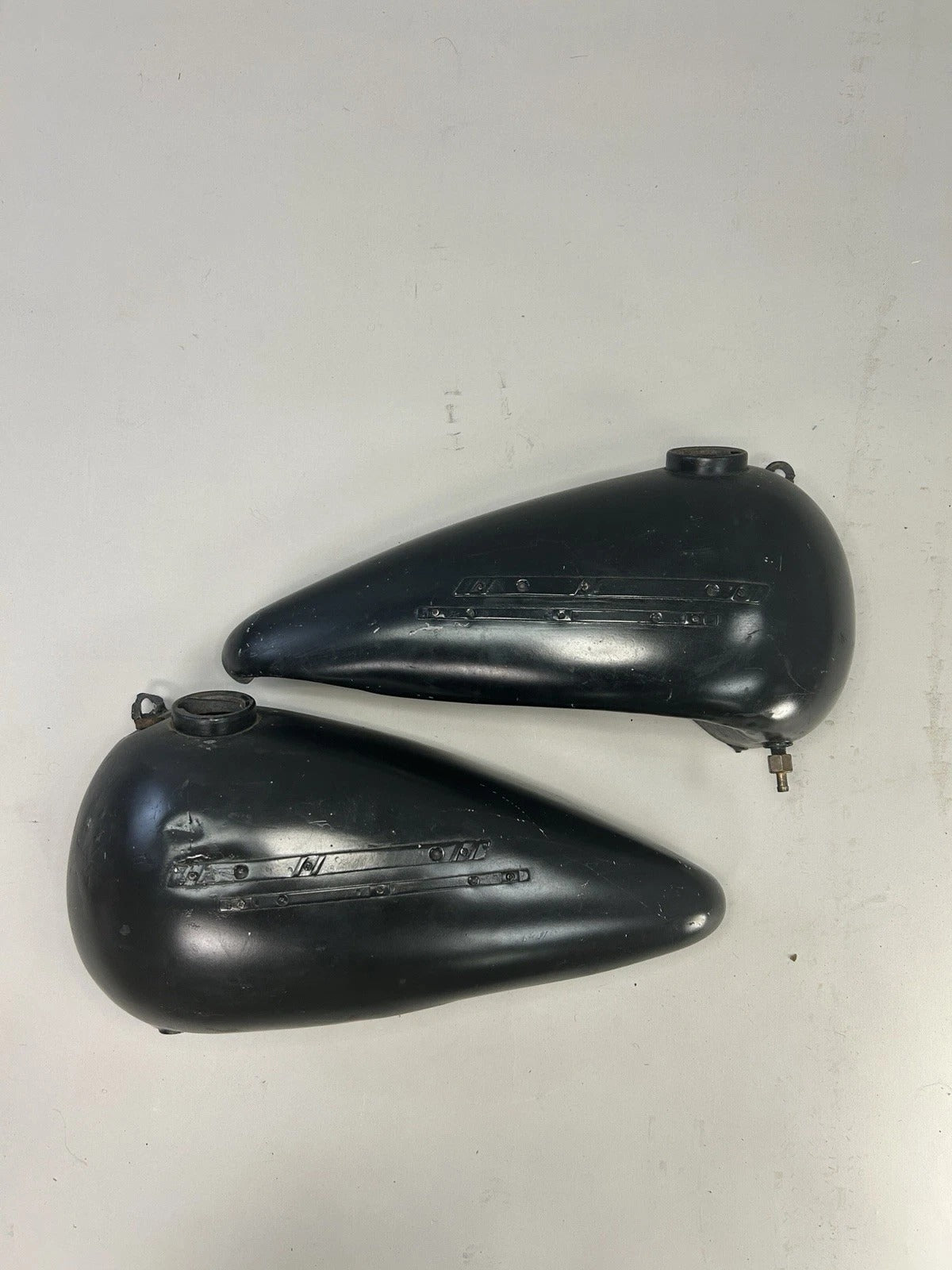 1951-1954 OEM Harley Panhead 3.5 Gal Split Gas Tanks