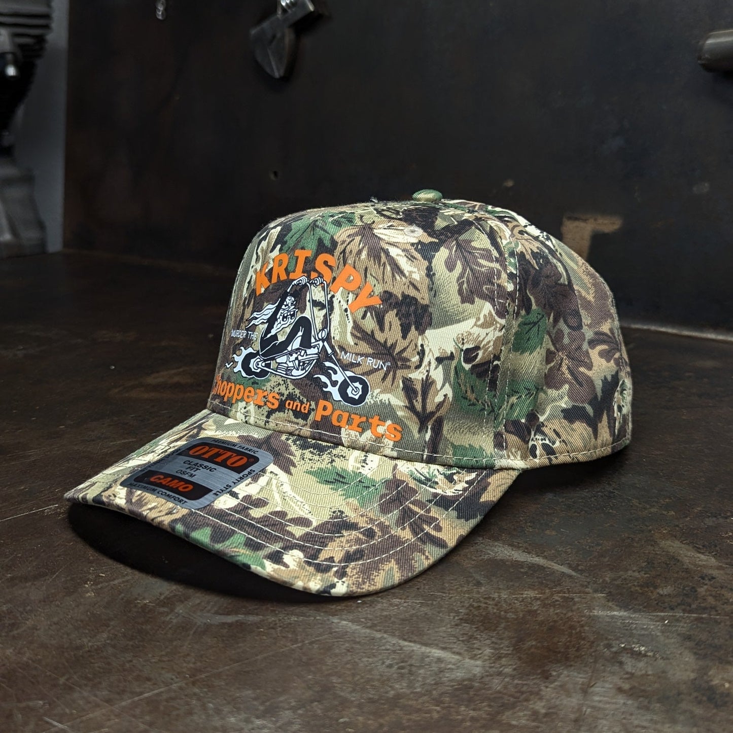 Chop Wizard Camo Hat - Orange