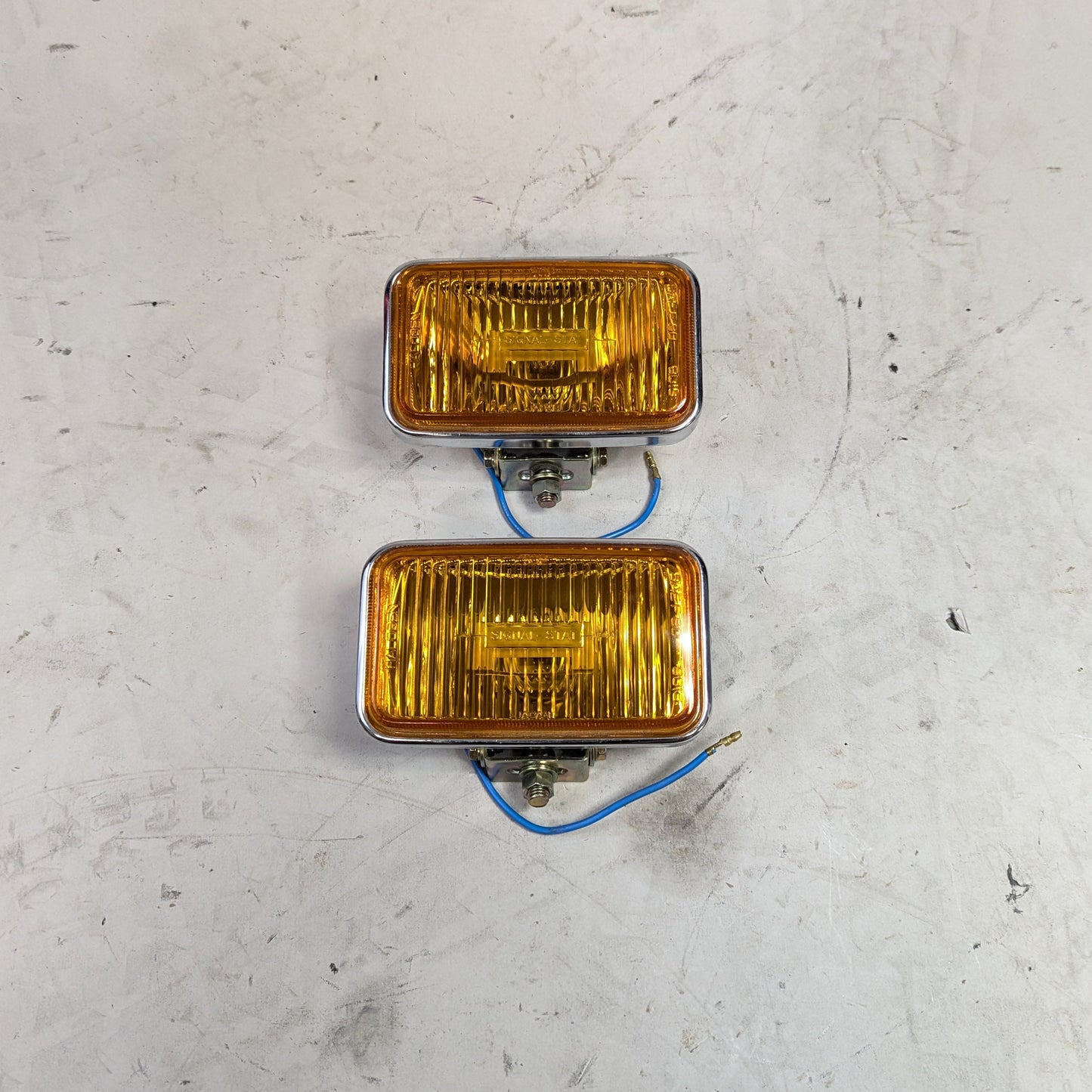 NOS Rectangle Signal-Stat Dual Headlights
