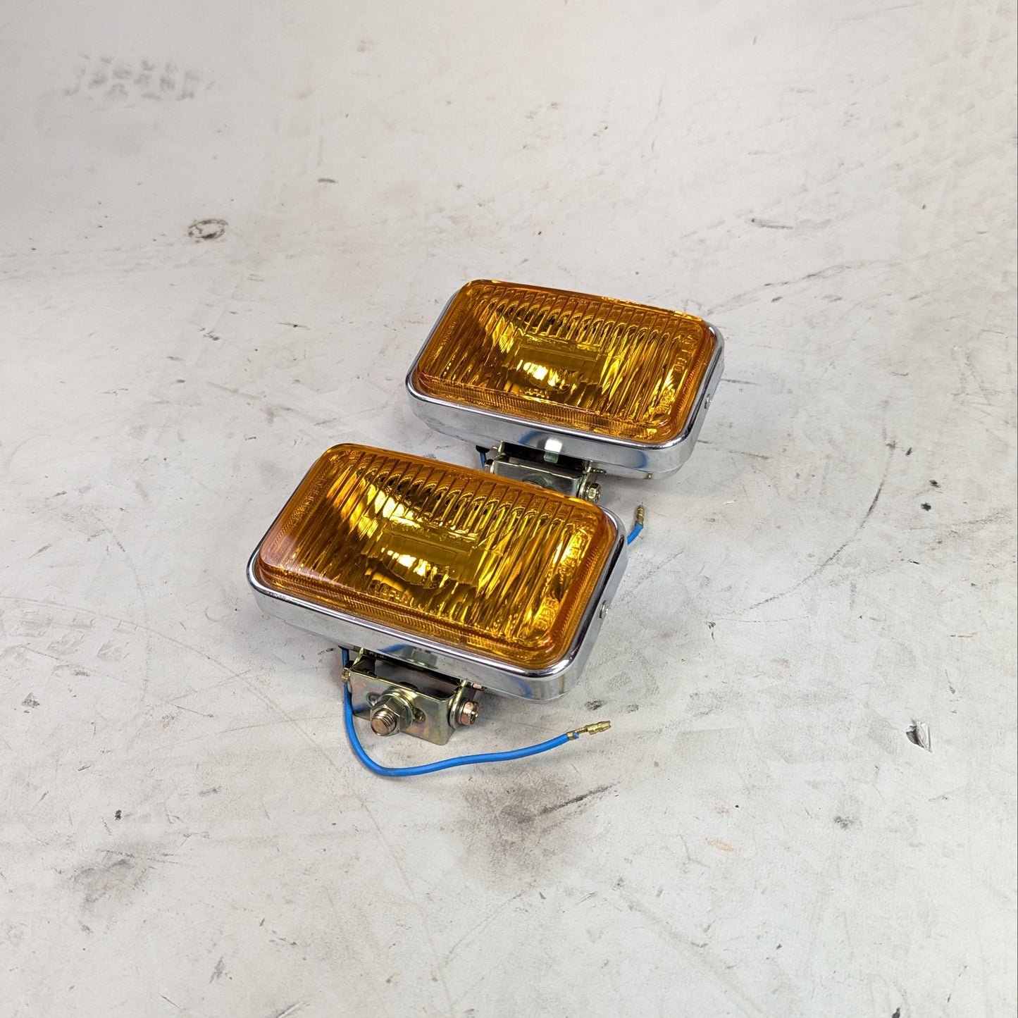NOS Rectangle Signal-Stat Dual Headlights