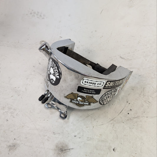 Stock Softail Oil Tank w/ Chopper Stickers