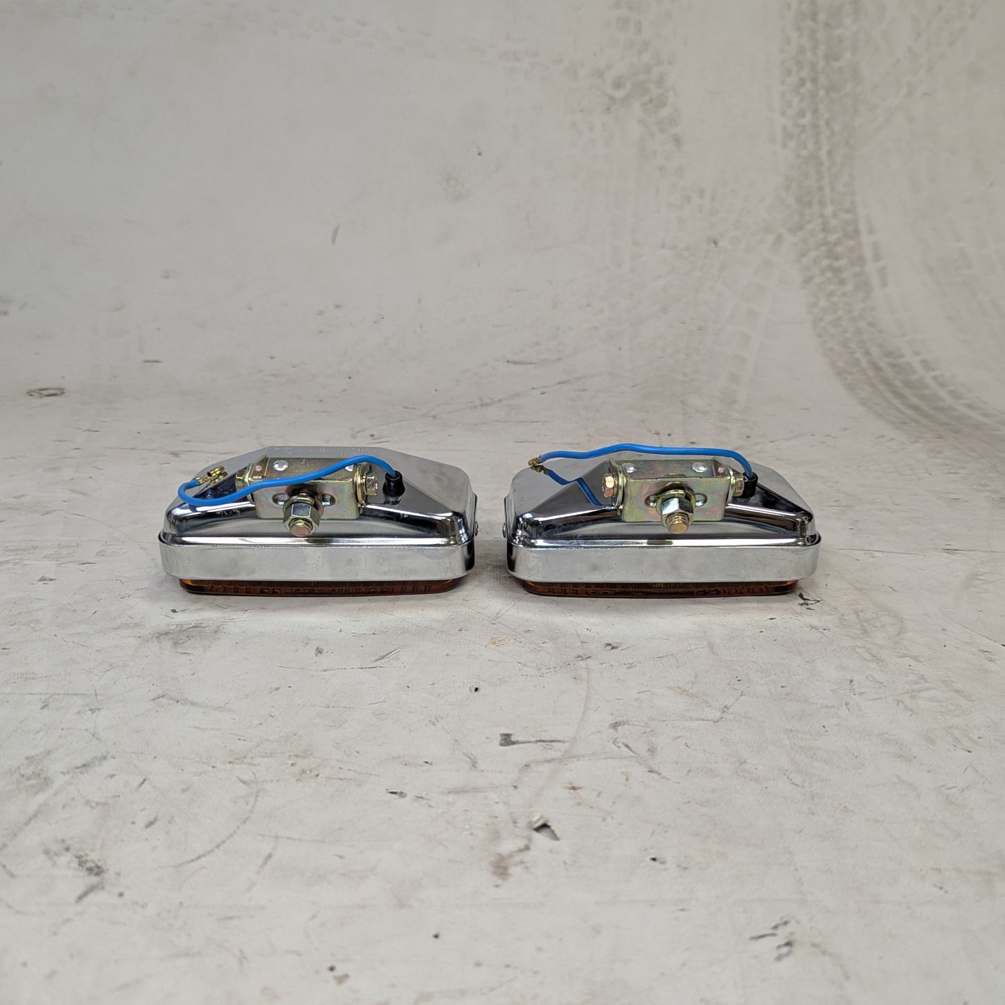 NOS Rectangle Signal-Stat Dual Headlights