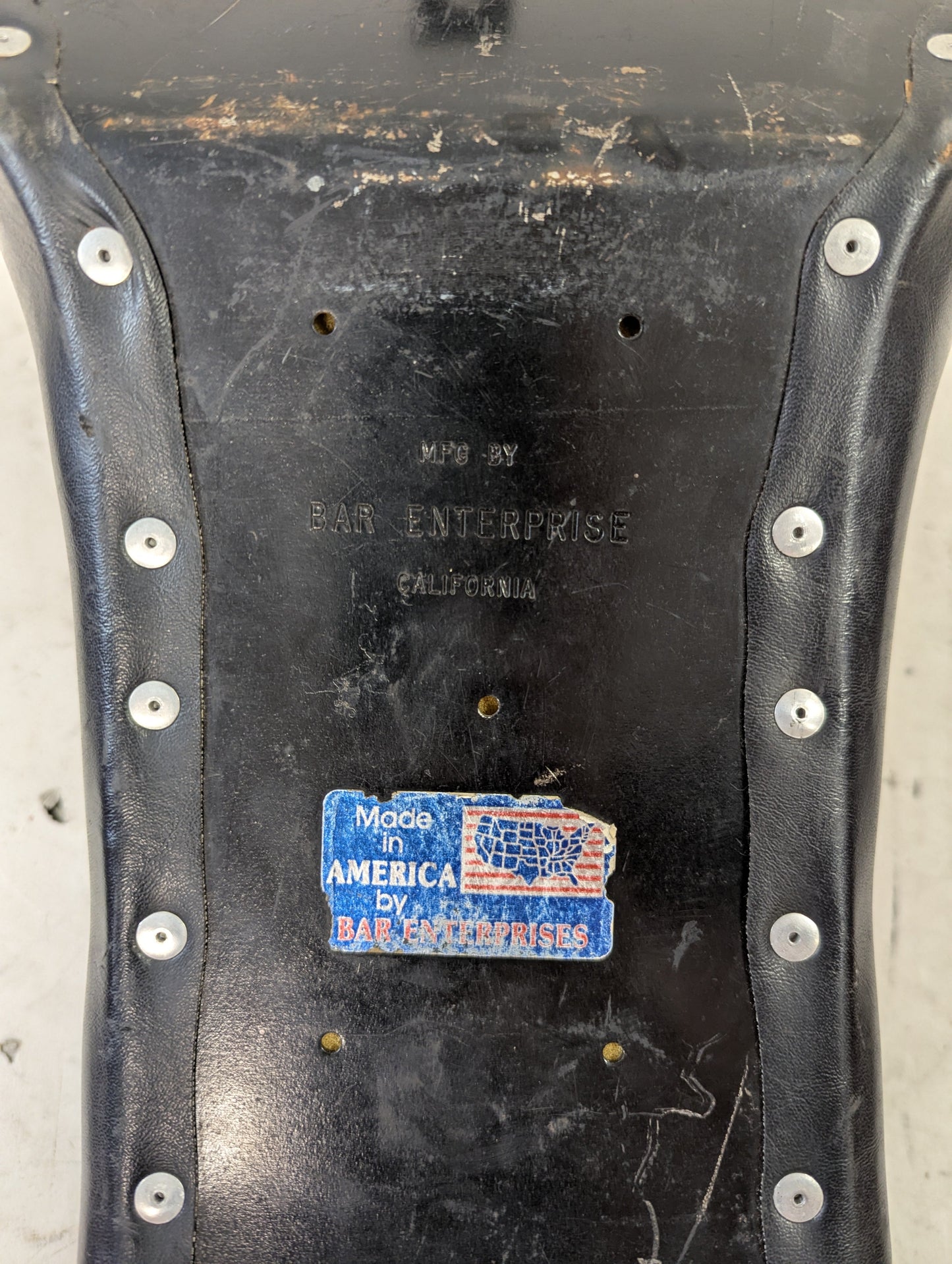 Bar Enterprise Rigid Chopper 2 Up Seat Vintage Made in USA