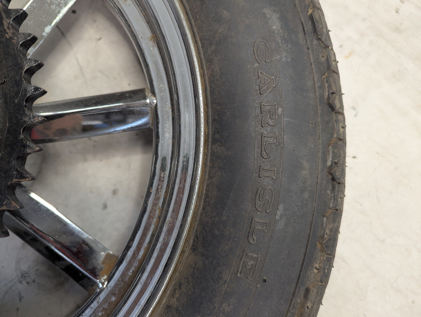 16” Rear Invader Wheel - Ironhead Drum Brake Chopper