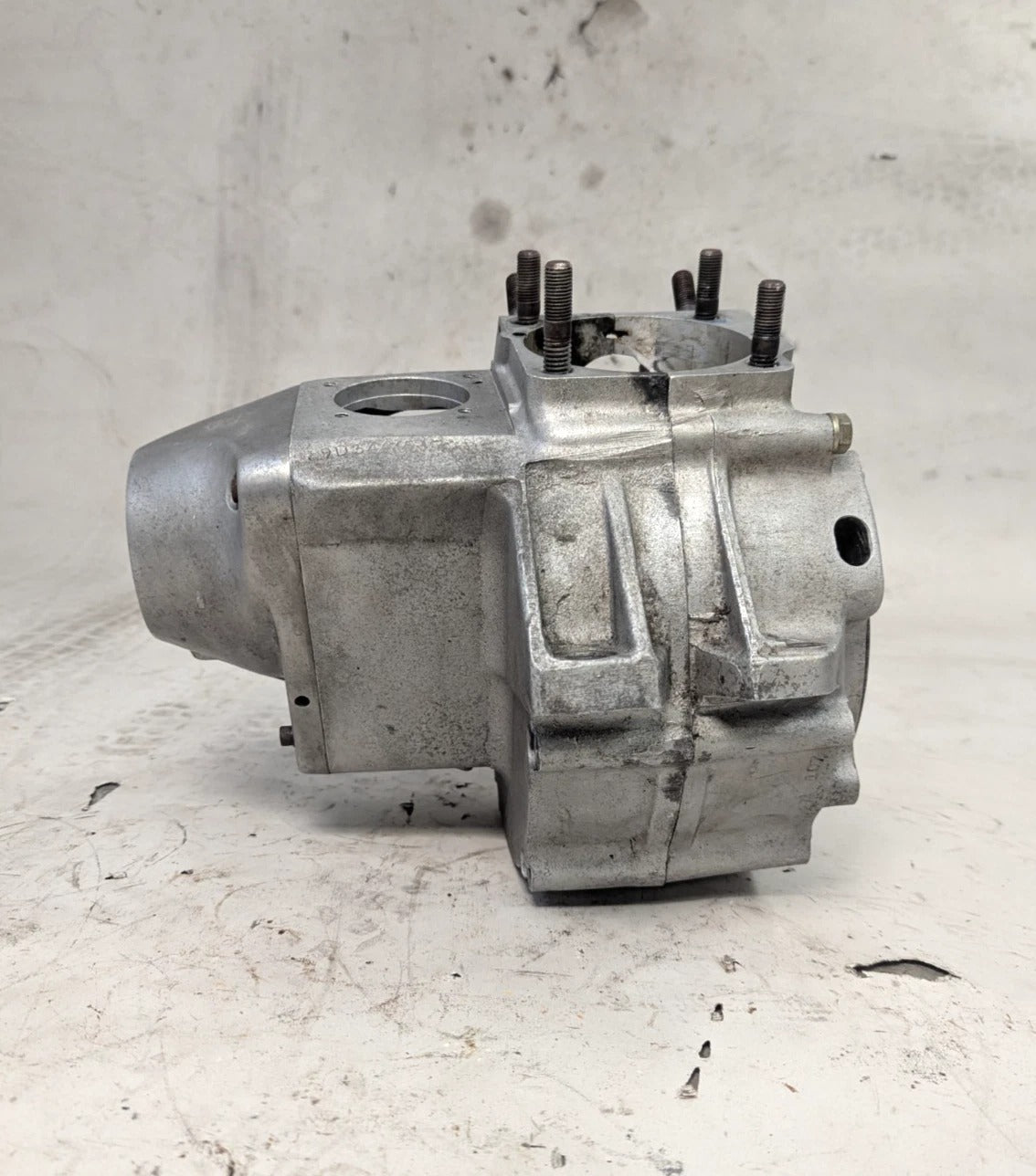 Titled 1977 OEM Harley Shovelhead Engine Cases FLH FX Big Twin 74"