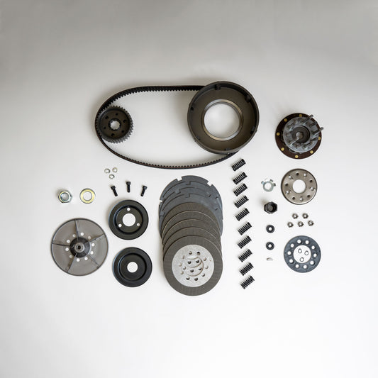 Complete 1.5" Open Belt Drive Kit for Big Twins with 4 Speed Transmissions