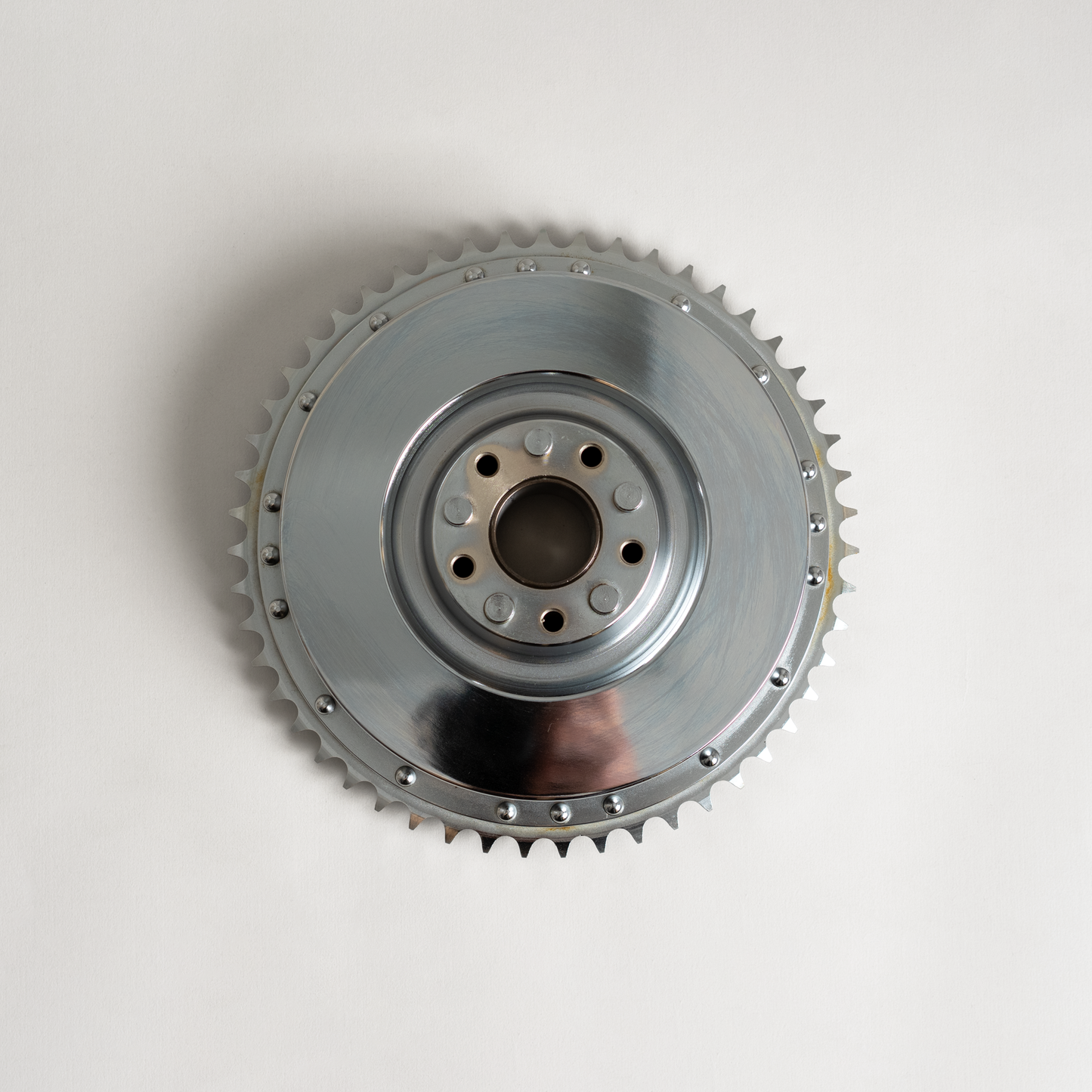Chrome Mid Star Rear Brake Drum '67-'72