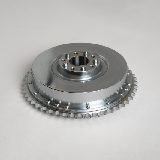 Chrome Mid Star Rear Brake Drum '67-'72