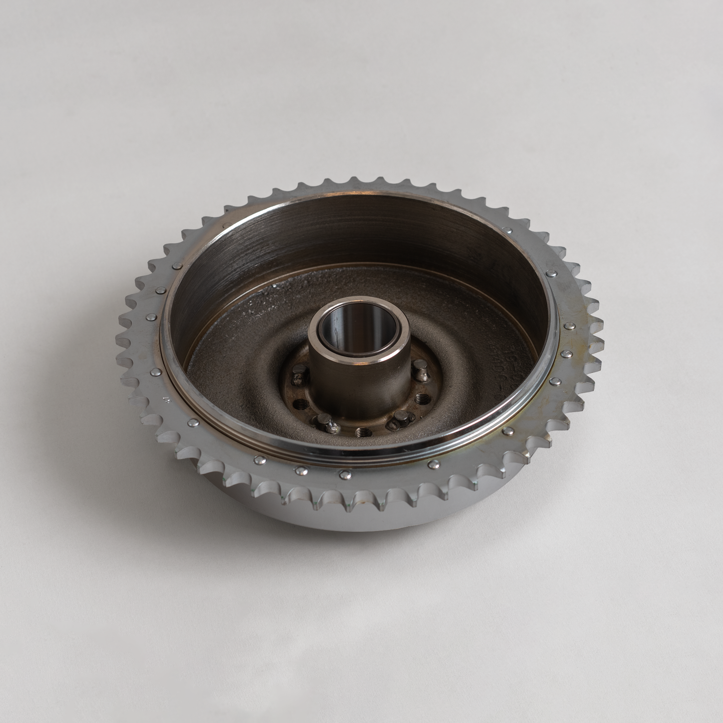 Chrome Mid Star Rear Brake Drum '67-'72
