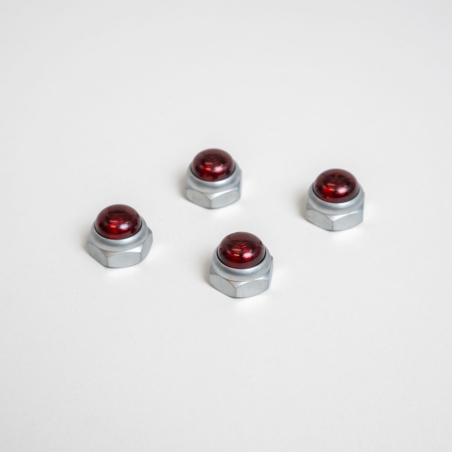 Satin Rocker Shaft End Caps for Shovelheads & Ironheads