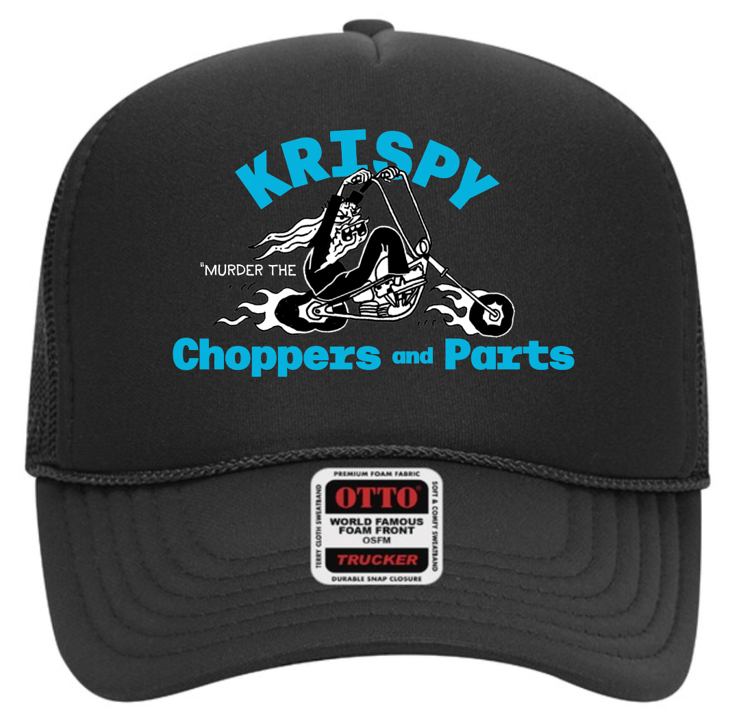 Chop Wizard Trucker Hat - Black & Blue