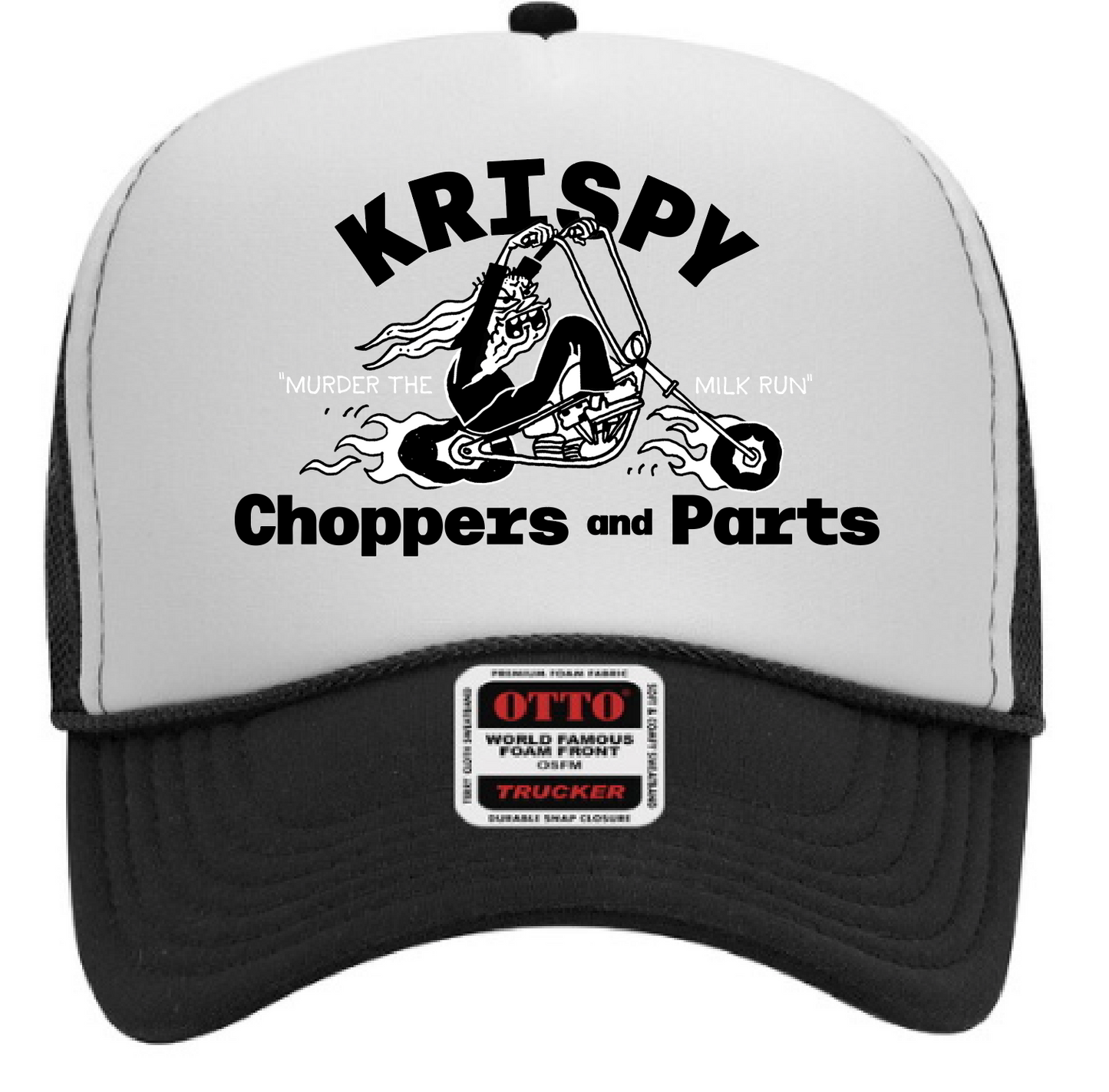 Chop Wizard Trucker Hat - Black & White