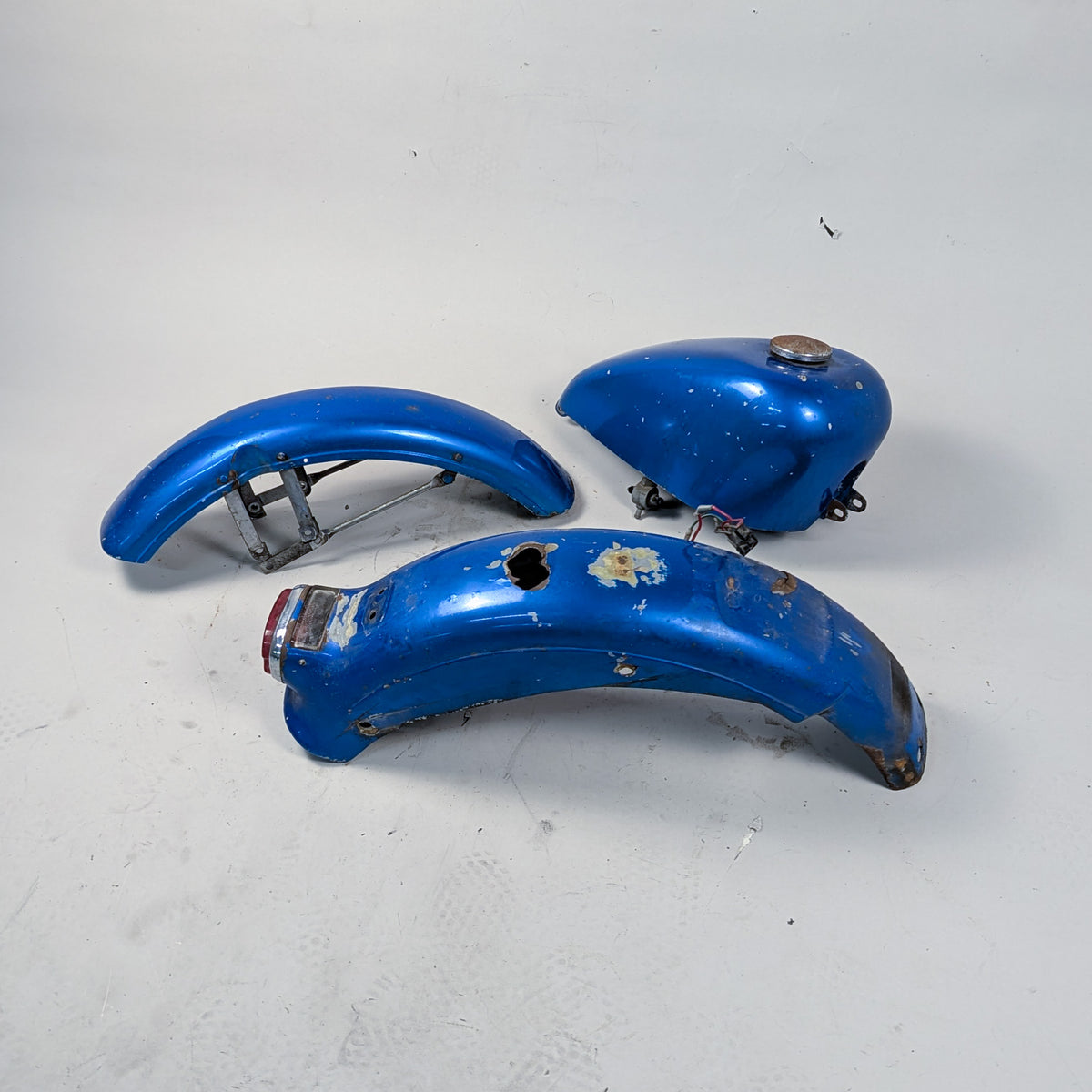 Sportster XLCH Tin Set - Blue