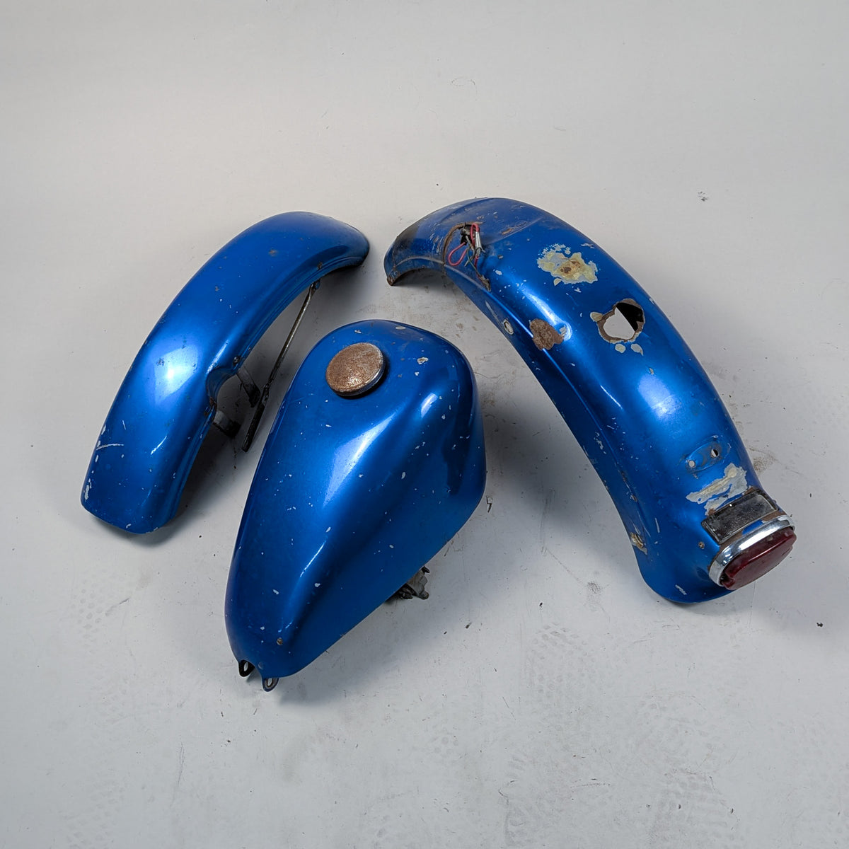 Sportster XLCH Tin Set - Blue