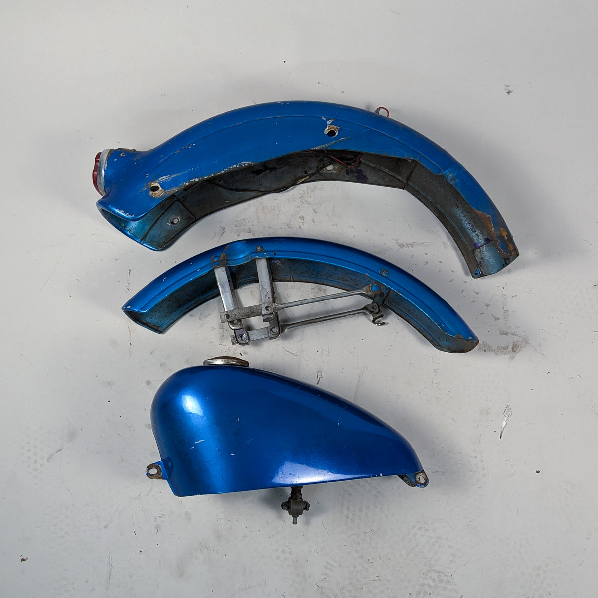 Sportster XLCH Tin Set - Blue