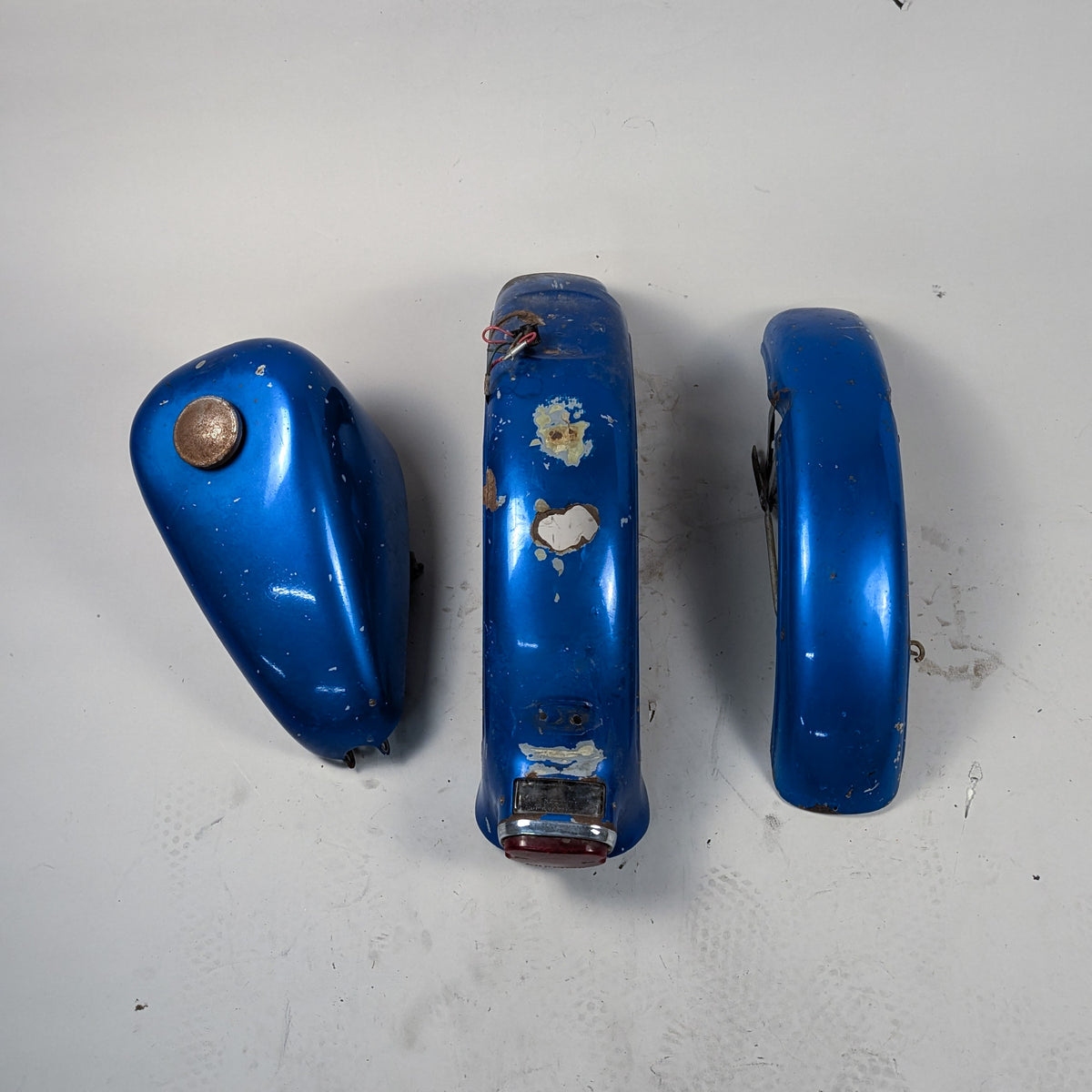 Sportster XLCH Tin Set - Blue