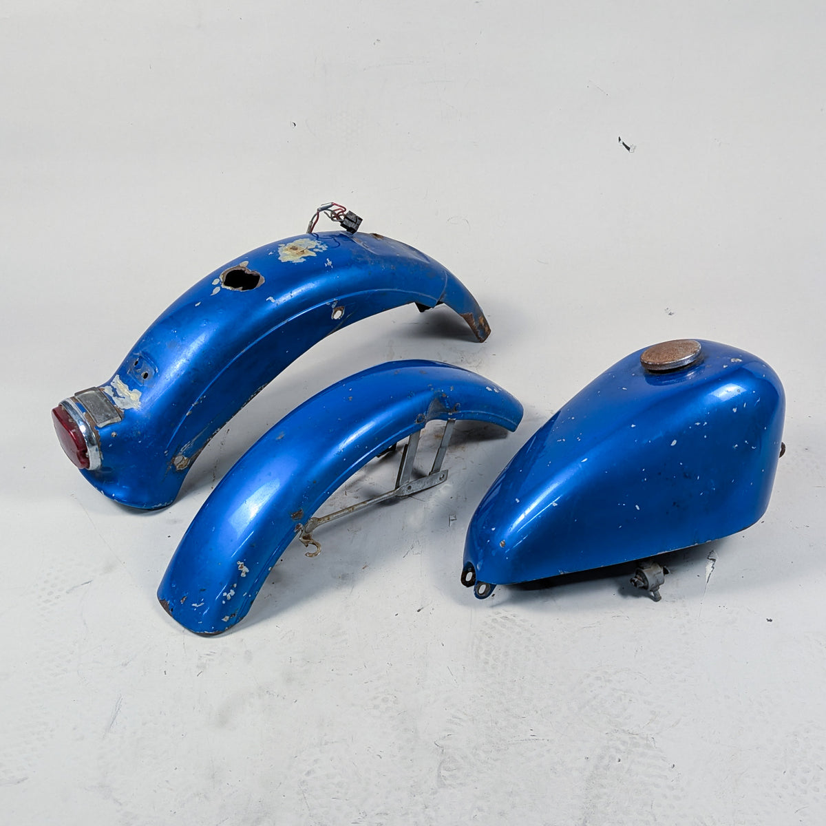 Sportster XLCH Tin Set - Blue
