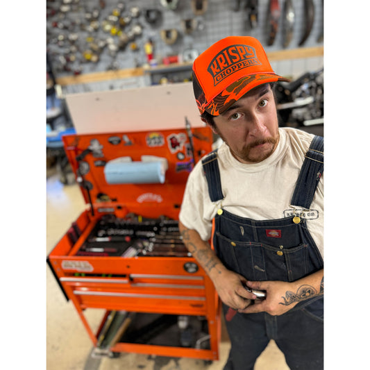 Krispy Co. Blaze Orange Trucker Hat
