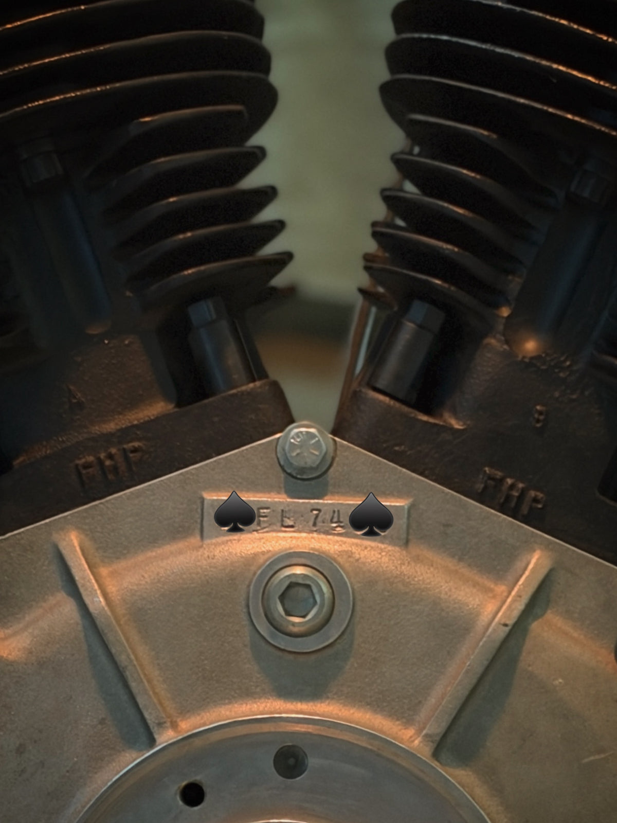Limited Edition Knucklehead Engine & Frame Postcard