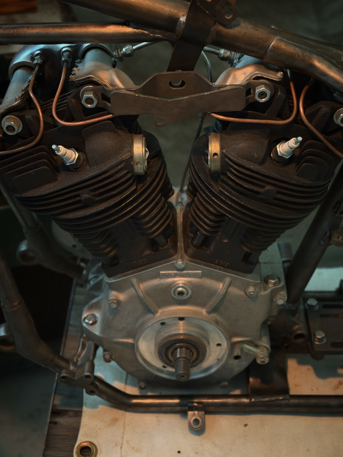 Limited Edition Knucklehead Engine & Frame Postcard