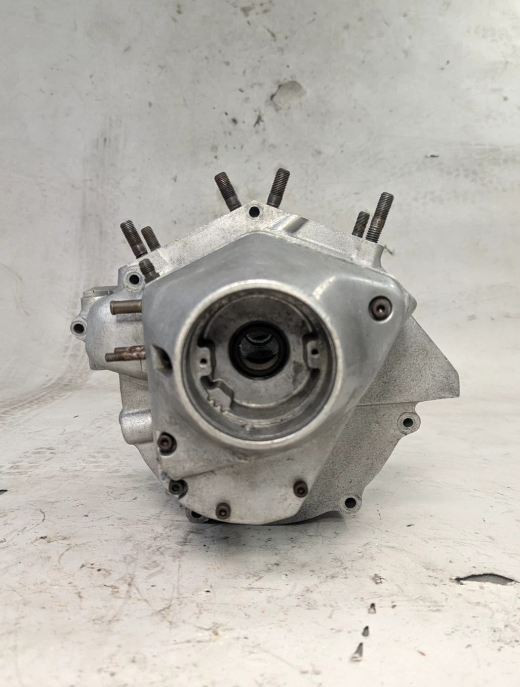 Titled 1977 OEM Harley Shovelhead Engine Cases FLH FX Big Twin 74"